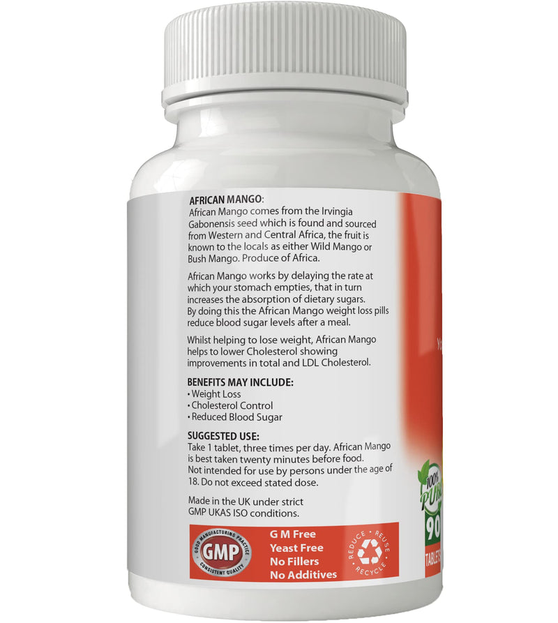 [Australia] - Simply Pure African Mango, 90x Tablets, 1200mg, 100% Natural High Strength, Gluten Free, GM Free and Vegan. 