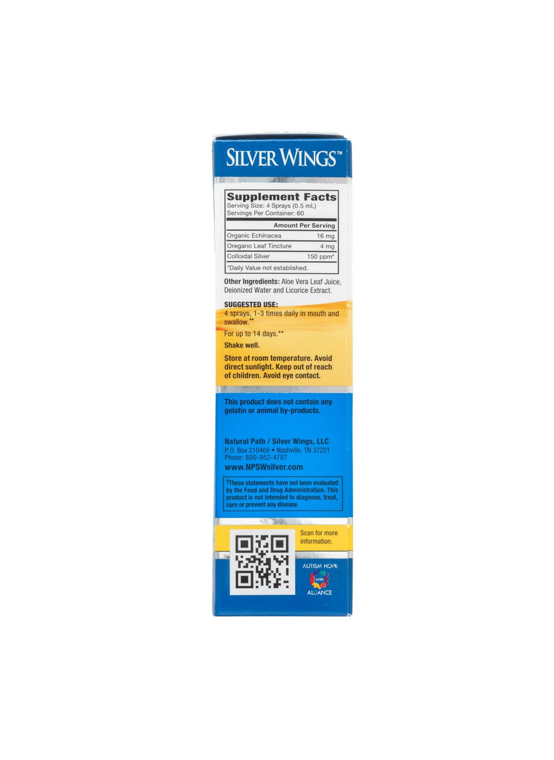 [Australia] - Natural Path Silver Wings Colloidal Silver Herbal Tincture Spray, 1 Fluid Ounce 