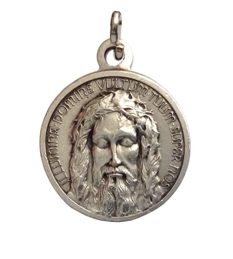 [Australia] - The Holy Face Shroud of Jesus Christ Medal with String Cord - Real Italian Masterpiece 