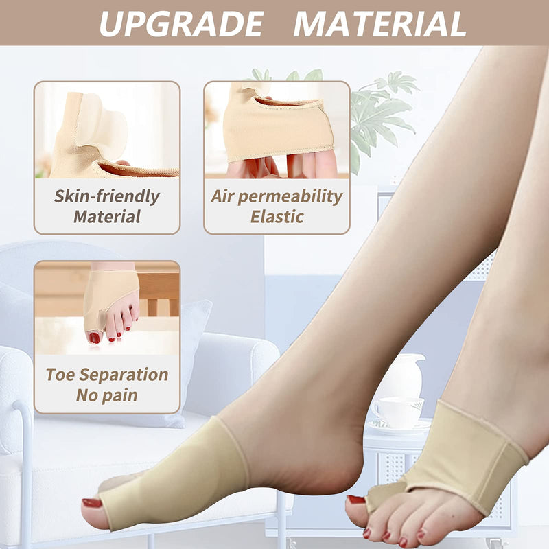 [Australia] - JANMISI Bunion Corrector, Orthopedic Bunion Splint for Men and Women, Big Toe Hallux Valgus Hammer Toe Straightener (Day and night use(L size)) Day and night use(L size) 
