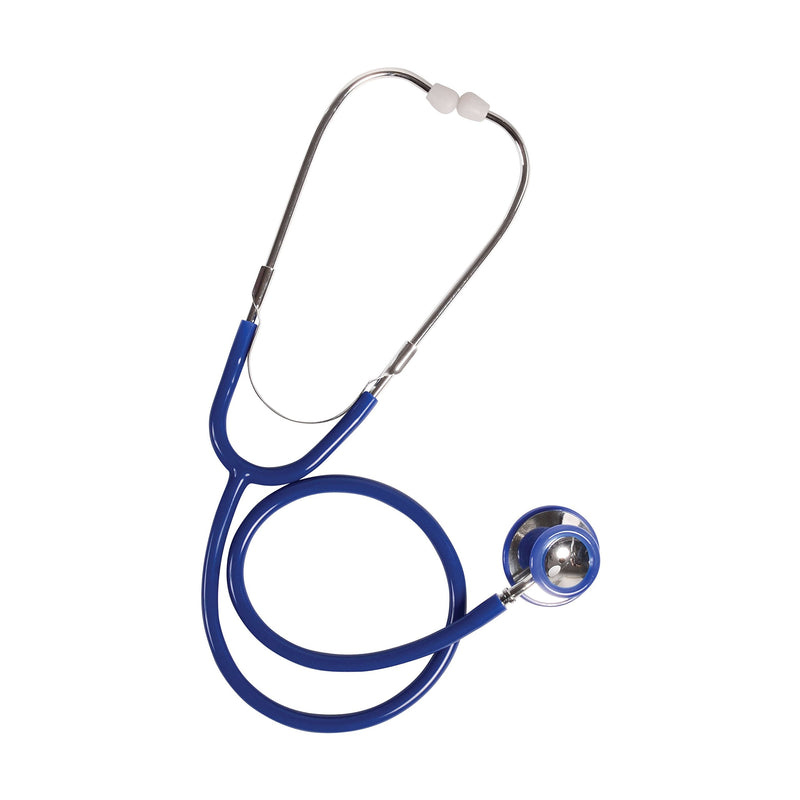 [Australia] - MABIS Stethoscope, Lightweight, Adult, Dual Head for Intake and General Examination with Large Diaphragm for High Frequencies or the Bell for Low Frequencies, 22 Inch Y Tubing, Blue 