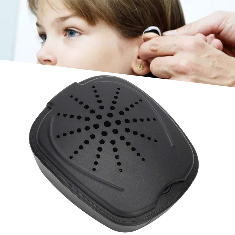 [Australia] - Mini Hearing Aid Drying Box, USB UV Smart Portable Electronic Timing Hearing Aid Dryer Haering Amplifier, Moisture-Proof Dehumidifier Drying Case 