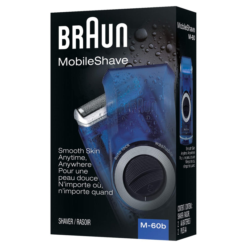 [Australia] - Braun Electric Razor for Men, M60b Mobile Electric Foil Shaver, Washable 