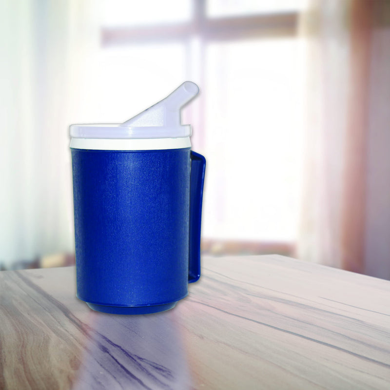 [Australia] - Insulated Blue Mug with White Snorkel Lid, Non-Weighted 