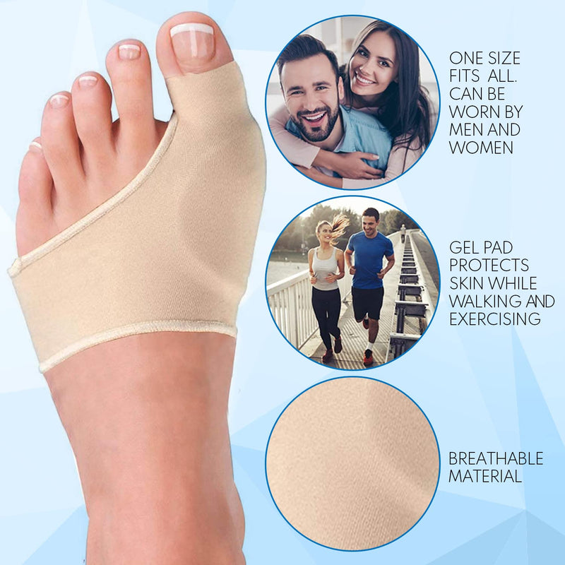 [Australia] - Bunion Corrector for Women and Men Big Toe Bunion Pain Relief Hallux Valgus Corrector Bunion Socks Splint Pads Protector Cushion Guards Bunion Support Brace Orthopedic Bunion Corrector Sleeve Spacer Separator Hammer Toe Corrector (Medium) Medium 