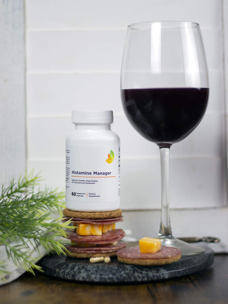 [Australia] - Histamine Manager – 20,000 HDU of Diamine Oxidase DAO per Serving – Digestive Enzyme to Help Block and Manage Food-Derived Histamine Intolerance – 60 Capsules (1 Bottle) 1 