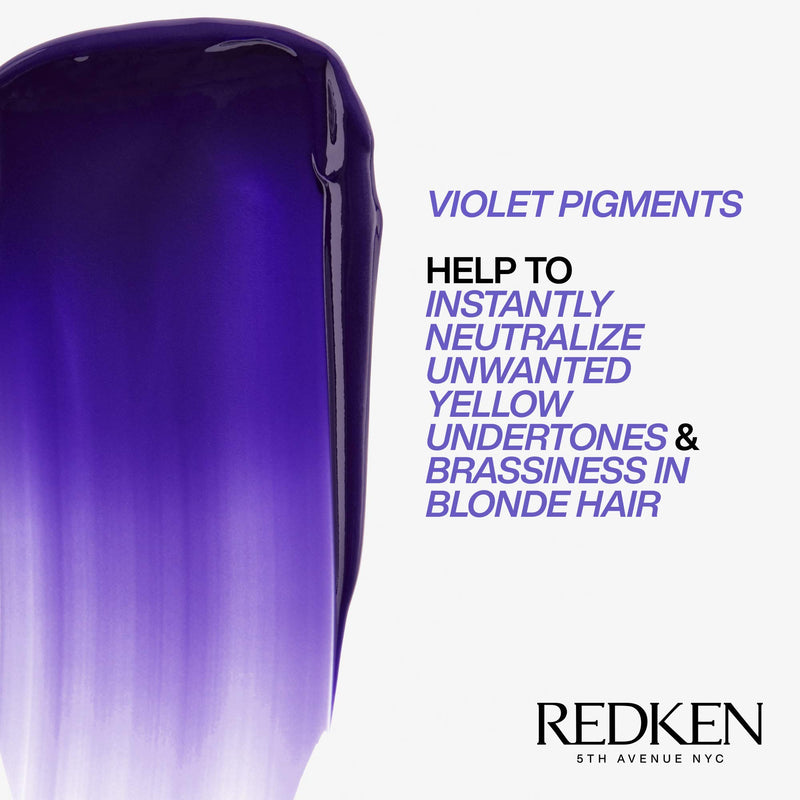 [Australia] - Redken Color Extend Blondage Express Anti-Brass Hair Mask | For Blonde & Highlighted Hair | Hair Toner | Ultra-Pigmented Purple Hair Mask For Blonde Hair 1 Fl Oz 