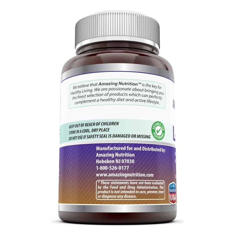 [Australia] - Amazing Nutrition L-Arginine 1000mg Supplement - Best Amino Acid Arginine HCL Supplements for Women & Man - Promotes Circulation and Supports Cardiovascular Health - Tablets (Non-GMO,Gluten Free) (120 Count) 120 Count (Pack of 1) 