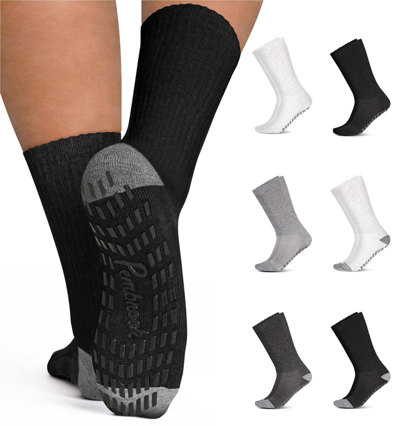 [Australia] - Pembrook Extra Wide and Diabetic Socks with Grips Bundle 