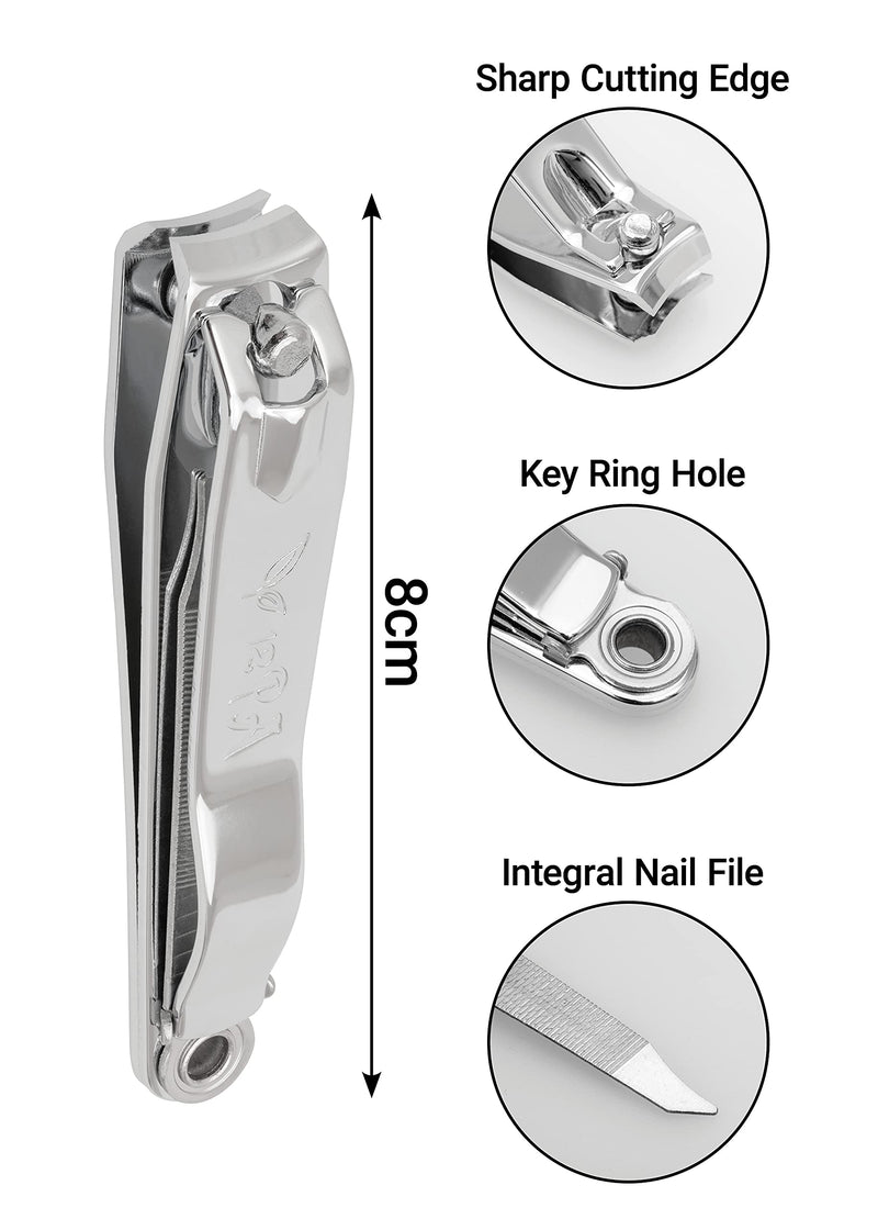 [Australia] - Nail Clippers - Toenail Clippers - Nail Cutter - Nail Clippers for Women - Toe Nail Clippers - Nail Clipper - Toe Nail Clipper Heavy Duty Stainless Steel- 1pc 