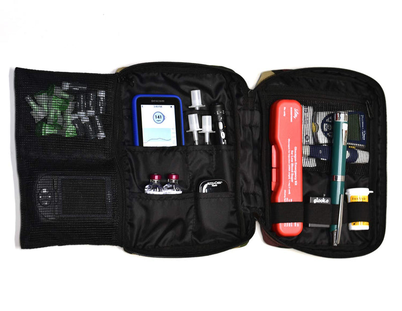 [Australia] - Diabetes Cases & Organizers Diabetic Organizer Insulated Insulin Cooler Insulin Cooling Case Insulin Cooler Travel Case W/O Icepack Insulin Carrying Case Diabetes Kit Diabetic Case (Navy) Navy 