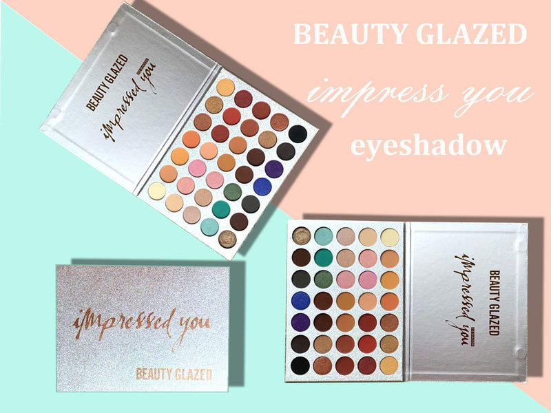 [Australia] - Eyeshadow Palette Matte Eyeshadow Pallet Pigmented Shades Makeup Palette Set Shimmer Foils Eye Makeup Long Lasting Palette of Shades 35 Colors Waterproof and Sweatproof 