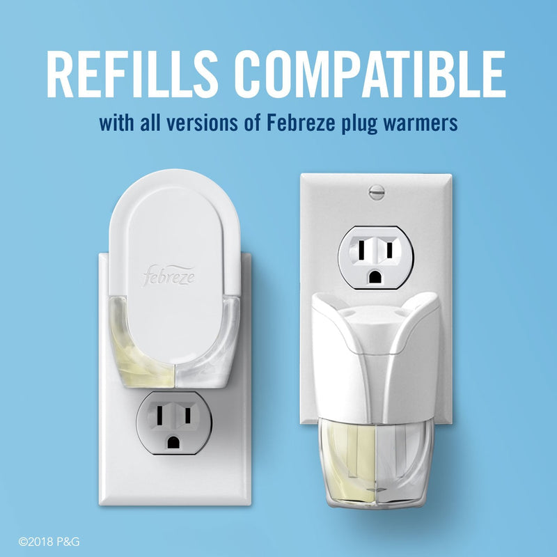 [Australia] - Febreze Plug in Air Fresheners, Unstopables Fresh, Odor Eliminator for Strong Odors, Scented Oil Refill (2 Count) 
