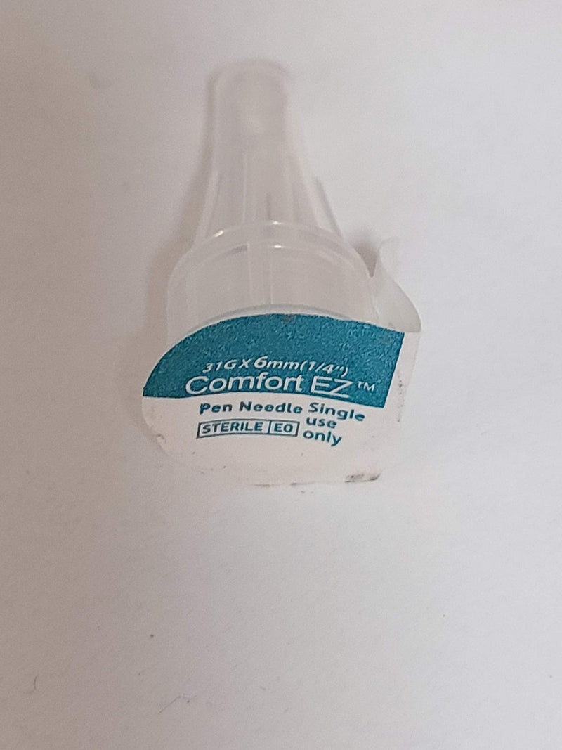 [Australia] - Clever Choice Comfort EZTM Insulin Pen Needles 31G 6mm (1/4 Inch) - 100 Count 