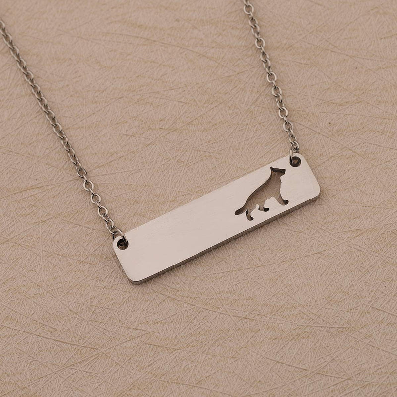 [Australia] - ENSIANTH Shepherd Necklace German Shepherd Necklace Shepherd Gift for Dog Lovers 