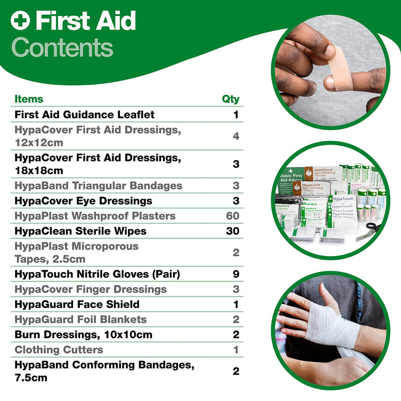 [Australia] - Safety First Aid First Aid Kit Refill Pack British Standard 8599 Compliant, Medium 25-100 Persons British Standard Refill Single 