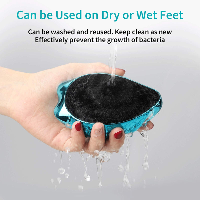 [Australia] - Foot File, Nano Glass Hard Skin Callus Remover, Foot Scraper Salon Home Pedicure Tool for Foot Beauty Care, Can Be Used on Both Wet/Dry Cracked Feet, Foot Rasp by AnjoCare 1 Count (Pack of 1) 