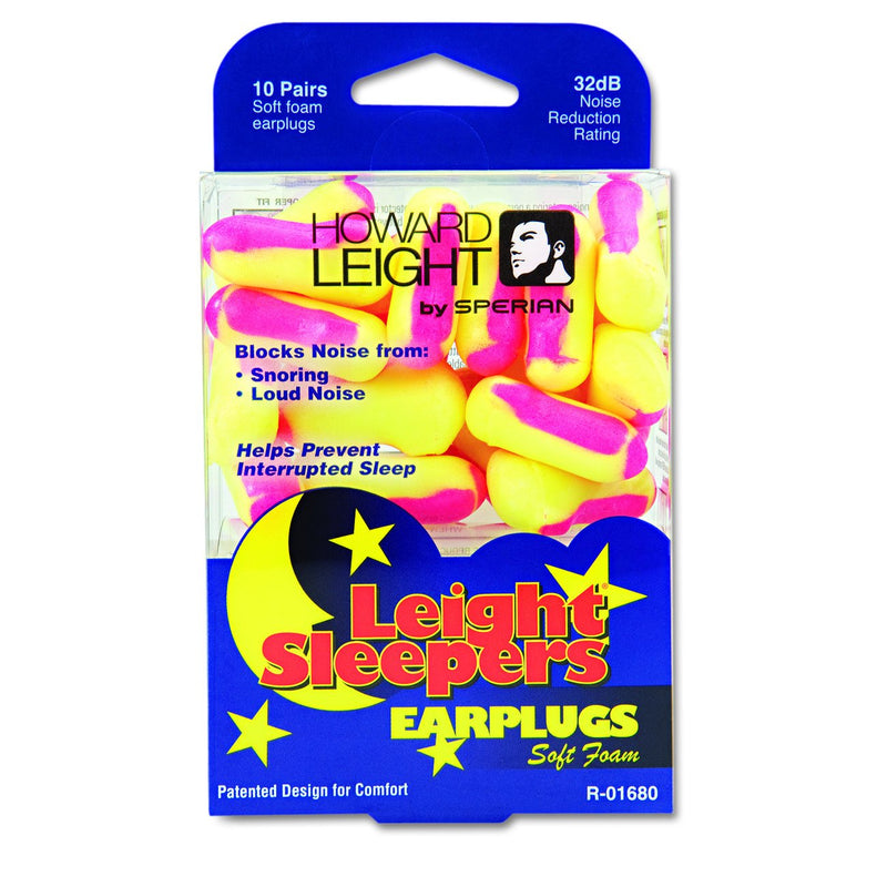[Australia] - Honeywell Leight Sleepers Single-use, Pre-Shaped Foam earplugs - 10 Pairs NRR32 R-01680 (Pack of 6) 