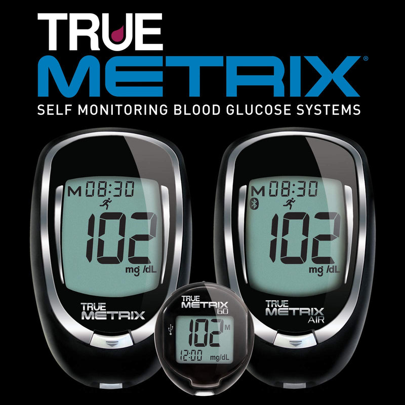 [Australia] - TRUE METRIX Blood Glucose Test Strips NFRS 100ct (100 Test Strips) 100 Count (Pack of 1) 