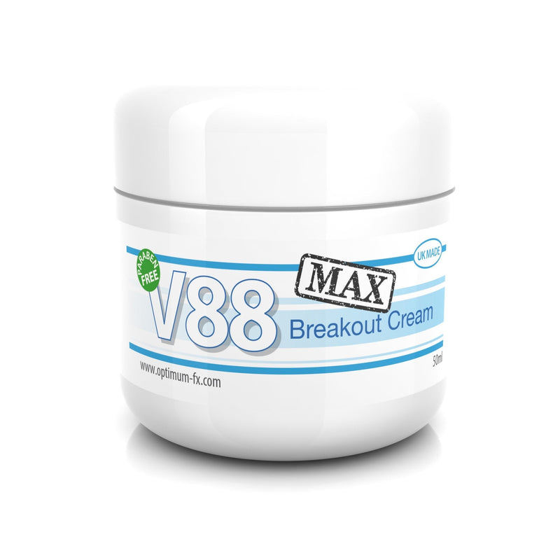 [Australia] - V88 MAX Breakout Cream DOUBLE STRENGTH with Salicylic Acid for Spots Blackheads Blemishes and Problem Skin Suitable and Safe for those Prone to Acne - Paraben and Cruelty FREE - 50 grams 