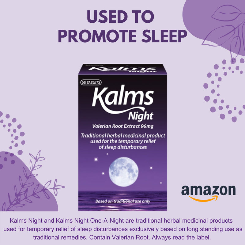 [Australia] - Kalms Night, 50 Tablets - Traditional Herbal Medicinal Product Used For The Temporary Relief Of Sleep Disturbances 