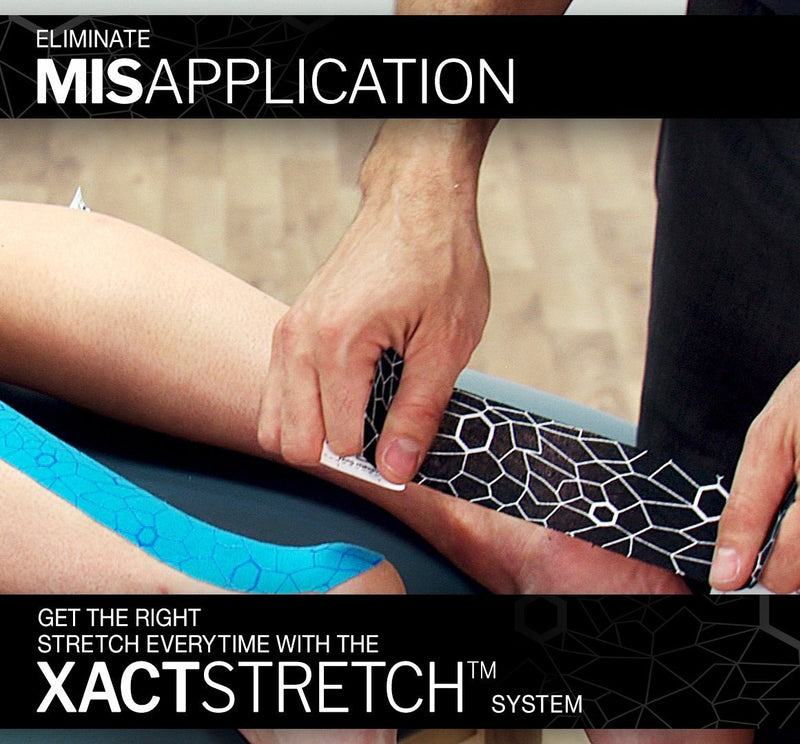 [Australia] - THERABAND Kinesiology Tape, Waterproof Physio Tape for Pain Relief, Muscle & Joint Support, Standard Roll with XactStretch Application Indicators, 2 Inch x 16.4 Foot Roll, Pink/White 
