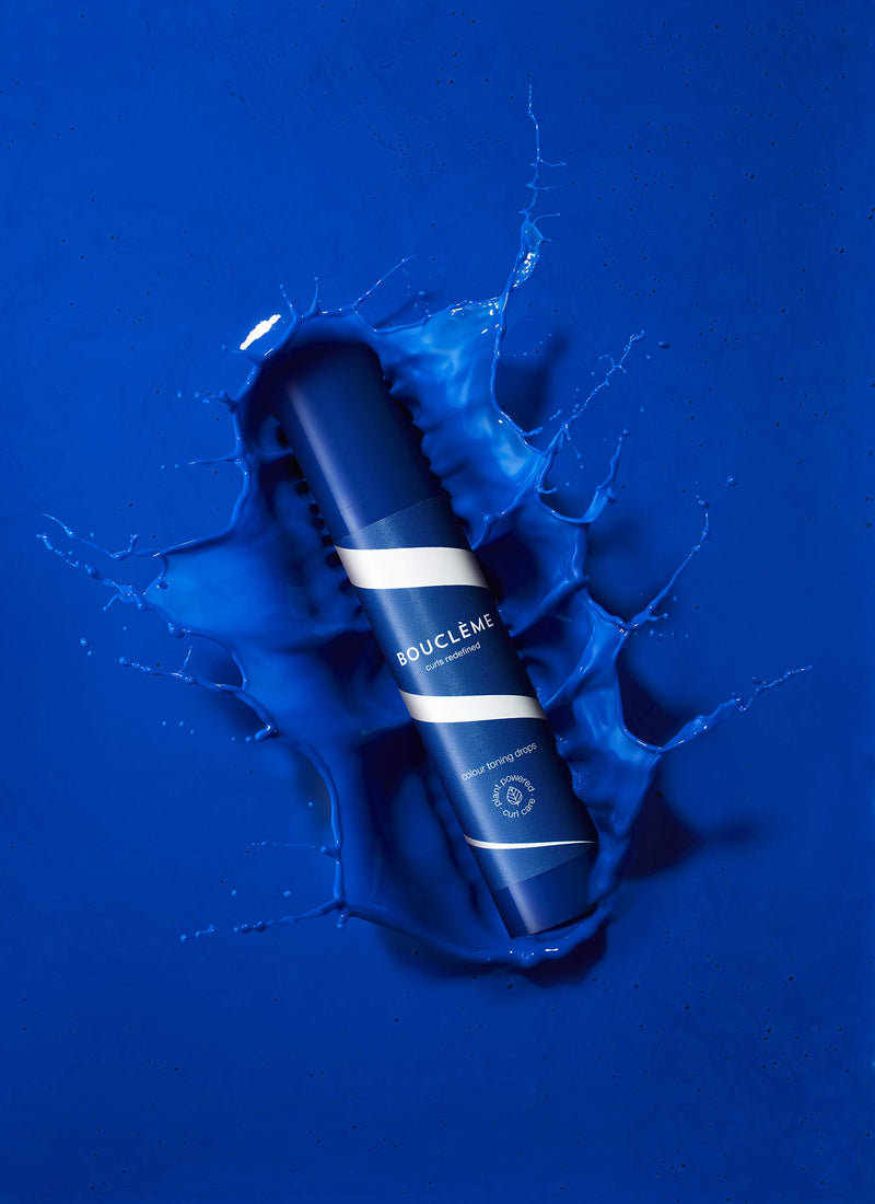 [Australia] - Boucl√®me Colour Toning Drops - Colour Enhancing for Blondes, Silvers, Balayage or Dyed Brunettes - Indigo Blue (30ml) 