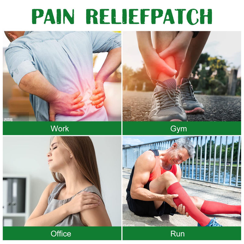[Australia] - Knee Pain Relief Patches, Knee Pain Patches for Arthritis, Wormwood Patches, Back Pain Relief Plaster 16 PCs, Knee Joint Pain Relief, All Natural Formula & No Side Effects 