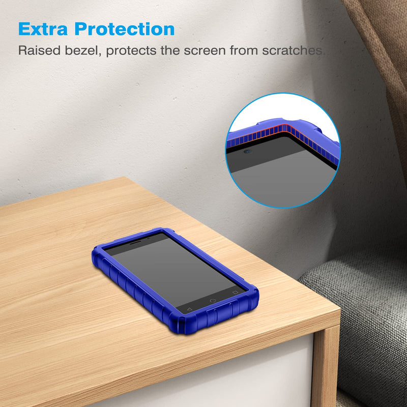 [Australia] - MEDMAX Silicone Case for Omnipod Dash PDM (Personal Diabetes Manager), Lightweight Shockproof Anti Slip Protective Cover Soft Gel Skin with Raised Bezel for Omnipod Dash Device (Navy) Navy 