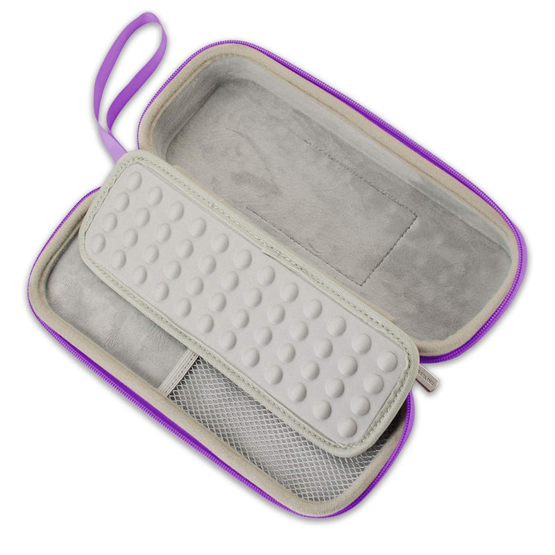 [Australia] - Caseling Hard Stethoscope Case Compatible with 3M Classic III, Lightweight II S.E, Cardiology IV Diagnostic, Includes ID Slot and Mesh Pocket for Nurse Accessories (Purple - Pu Leather) Purple - Pu Leather 
