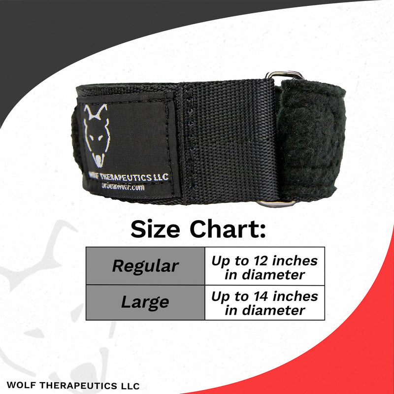 [Australia] - Dr. Wolf Tennis Elbow Brace - Adjustable Compression Forearm Strap For Tendonitis, Mouse, and Computer Elbow - Golfer’s Elbow Pain Relief From Lateral and Medial Epicondylitis Regular 