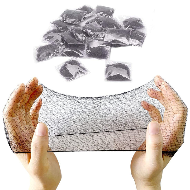 [Australia] - 20 Pcs Hair Nets for Women Bun,Invisible Hair Nets Elastic Edge Mesh (10pcs Black + 10pcs Coffee) BC 