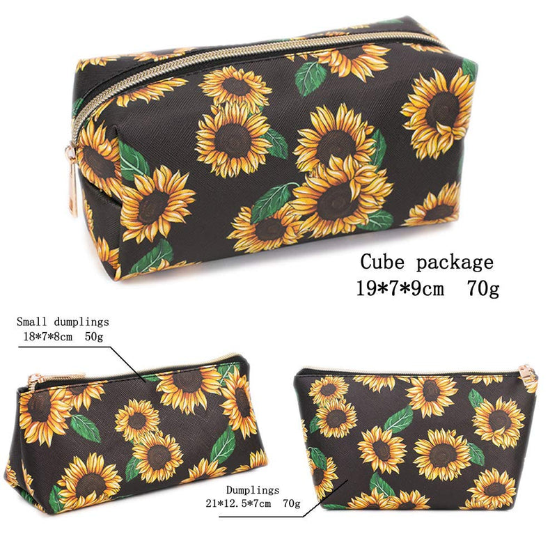 [Australia] - Makeup Bags,Travel Cosmetic Bags Brush Pouch Toiletry Wash Bag Portable Travel Make up Case for Women and Girls (Daisy) Daisy 