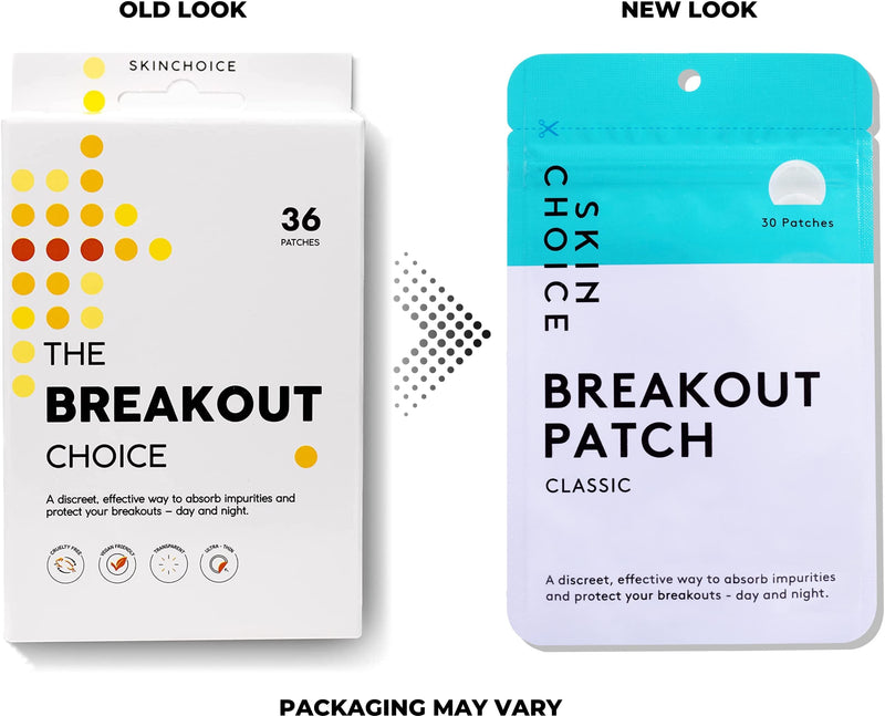 [Australia] - Breakout Pimple Acne Spot Patches by SKINCHOICE - 30 Invisible Hydrocolloid Mighty Patch, Dots for Blemish Spots Treatment For Face, Zit Stickers, Vegan & Cruelty-Free Skin Care 30 Count (Pack of 1) 