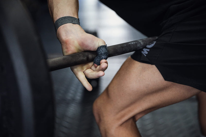 [Australia] - WOD ST-CEAB Weightlifting Thumb Tape, Black – 1.5 inch Wide (Pack of 3) Latex-Free, Stretch Self Adhesive for Hand, Finger, Climbing, and Hook Grip Wrapping and Protection. 