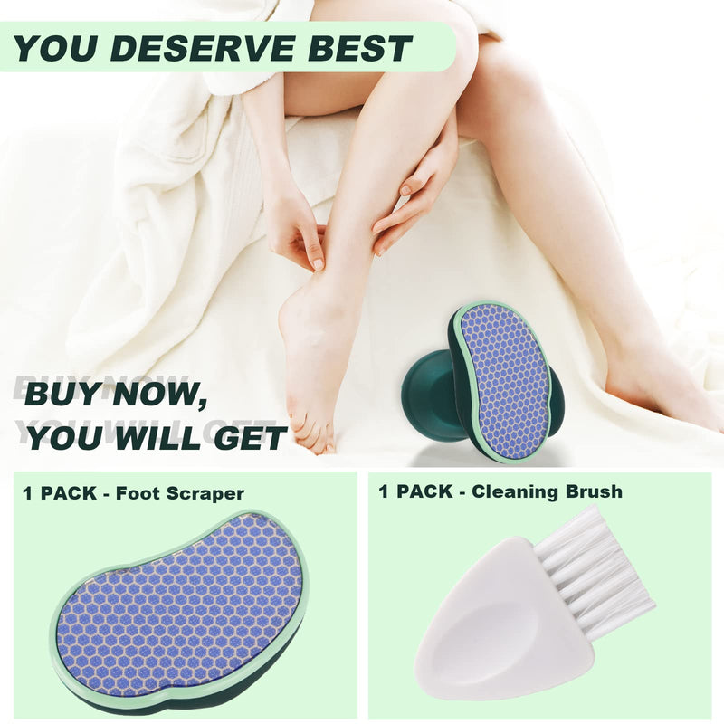 [Australia] - SIRALMNO Upgrade 2-in-1 Nano Glass Callus Remover,Foot Scraper which Used Wet and Dry Callus Removal,Foot Rasp for Hard&Dead Skin Foot Care,Safe & Portable Foot File 