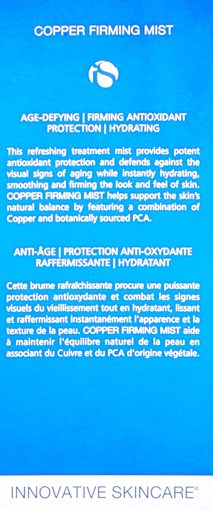 [Australia] - iS CLINICAL Copper Firming Mist 