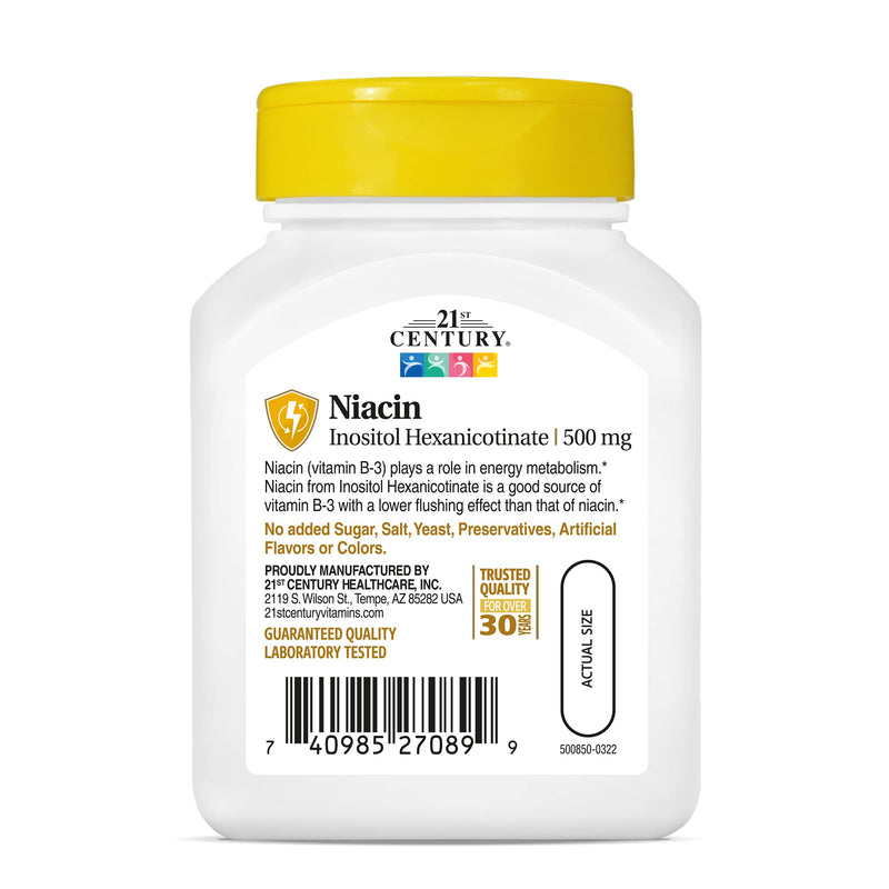 [Australia] - Niacin Flush Free 500 Milligrams 110 Capsules 