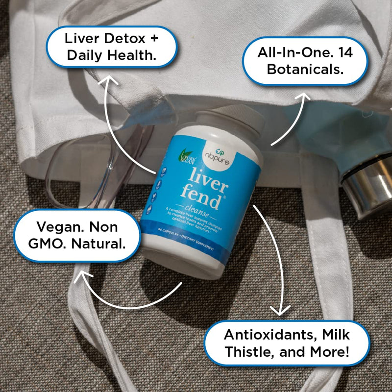 [Australia] - nbpure Liver Fend Liver Detox and Cleanse Milk Thistle Supplement, 90 Count 