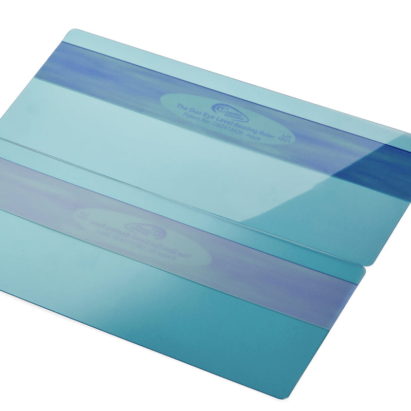 [Australia] - The Original Duo Reading Ruler Dyslexia Overlays - Multi-Colour (Pack of 10) by Crossbow Education UK - Dyslexia Aids and Visual Stress Specialists 