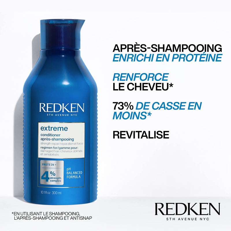 [Australia] - Redken | Conditioner, For Damaged Hair, Repairs Strength & Adds Flexibility, Extreme, 300 ml 