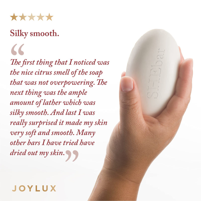 [Australia] - Joylux SHEBar | Yoni Bar Soap for Women | Intimate Wash | With Coconut Oil and Argan Oil | pH Balance for Women | Intimate Care 