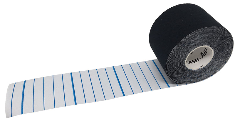 [Australia] - Kinesiology Tape (4-Pack) Rehabilitation Tape for Muscle Pain and Sports Injuries - Latex-Free (2 Inches Wide by 16 Feet Long) Black 