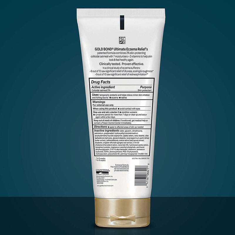 [Australia] - Gold Bond Ultimate Eczema Relief Skin Therapy Cream 8 oz Pack of 2 