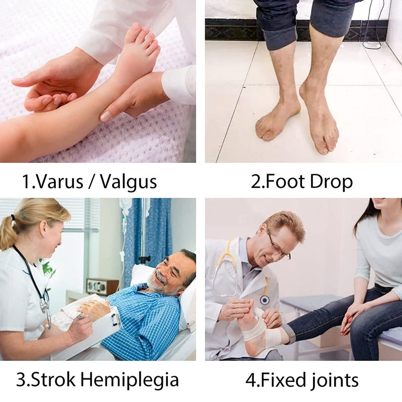 [Australia] - AFO Foot Drop Brace Ankle Foot Orthosis Medical Afo Walking with Shoes for Stroke Hemiplegia Men & Women Left / Right Foot (Medium--Left) Left-M 
