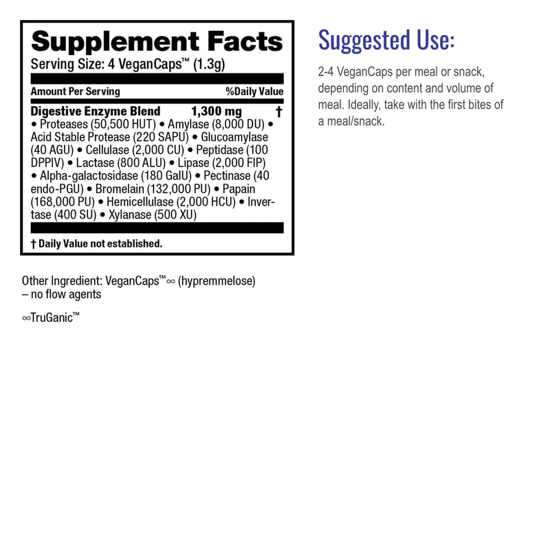 [Australia] - HealthForce SuperFoods Digestion Enhancement Enzymes - 60 VeganCaps - All-Natural, Plant-Sourced Enzyme Supplement - Promotes Healthy Gut - Gluten Free - 15 Servings 