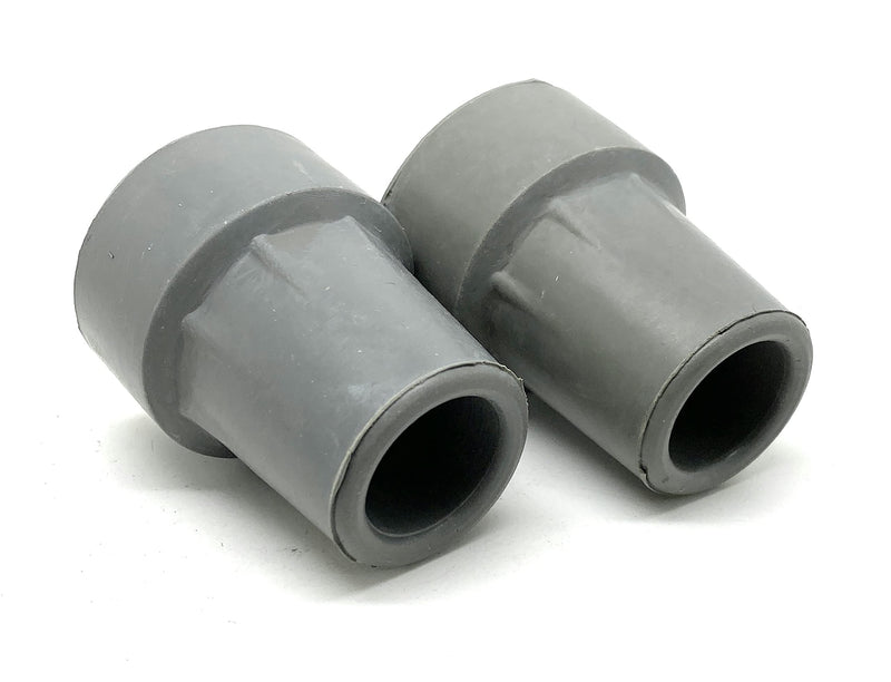 [Australia] - Quantum Leap (Pack of 2) 19mm 3/4" Longer Lasting Heavy Duty Rubber Ferrules Added Metal Washer for Strength, Walking Stick Feet or Walking Sticks - Grey (19mm) Rubber Feet 