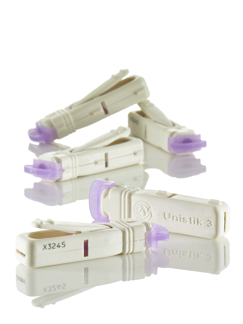 [Australia] - Owen Mumford Unistik 3 Gentle Single Use Safety Lancets, 100 Count 