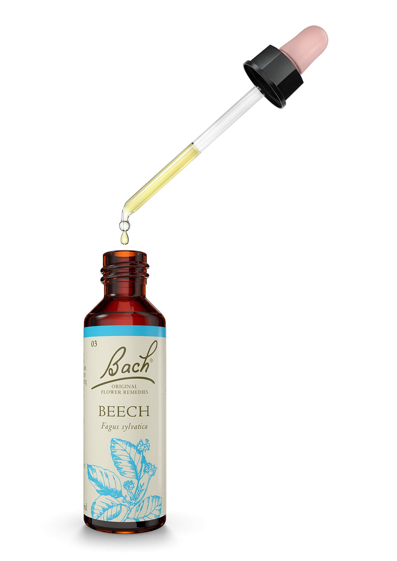 [Australia] - Bach Original Flower Remedy Beech, Flower Essences, Vegan formula, Let me be me, An Individual and Personal Approach to Emotional Wellness, Easy to use, 1 Dropper Bottle x 20 ml 