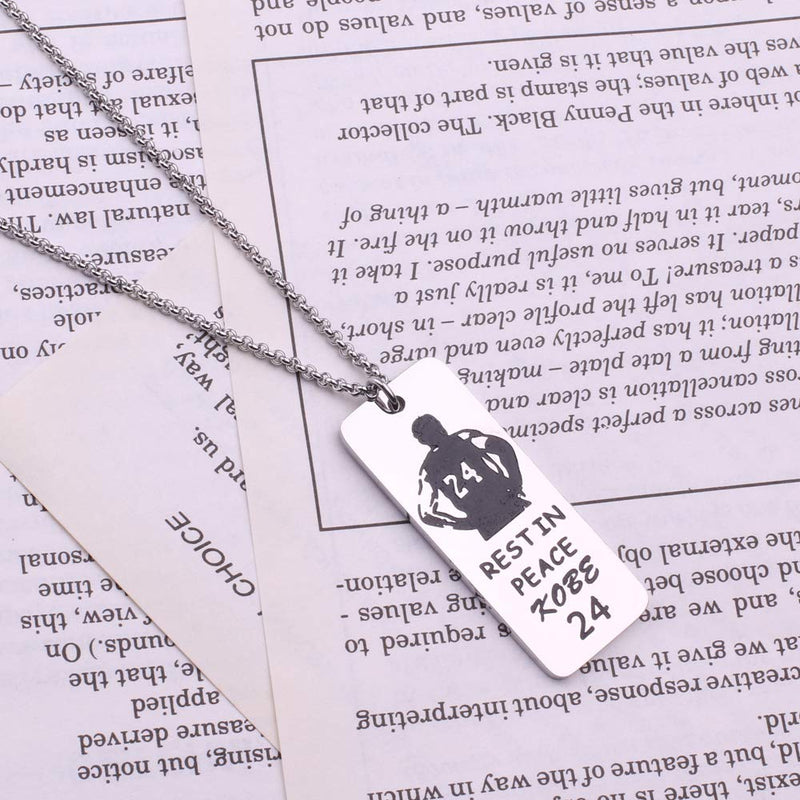 [Australia] - Rest in Peace Kobe Memorial Necklace Keychain 